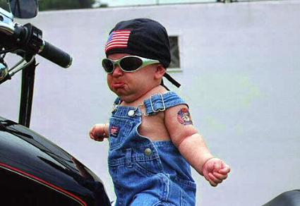 Un futur biker...
