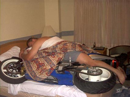 Le vrai motard...